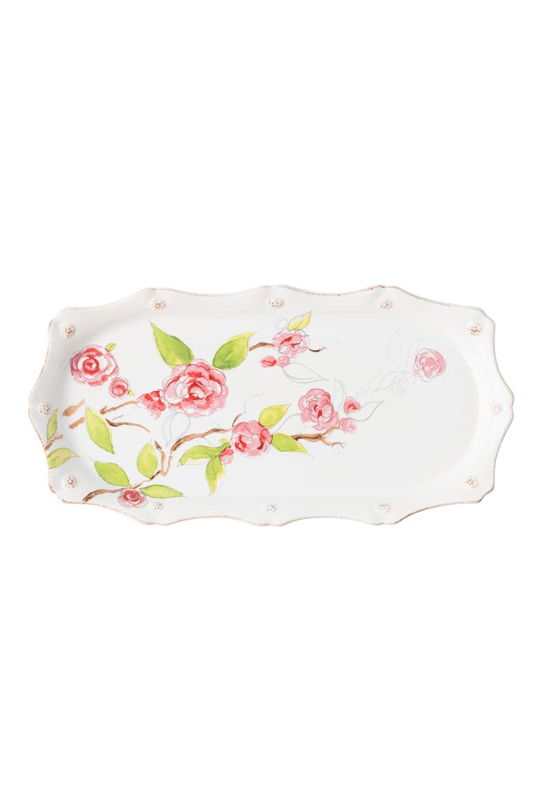 Camellia Hostess Tray, Main, color, WHITE MULTI