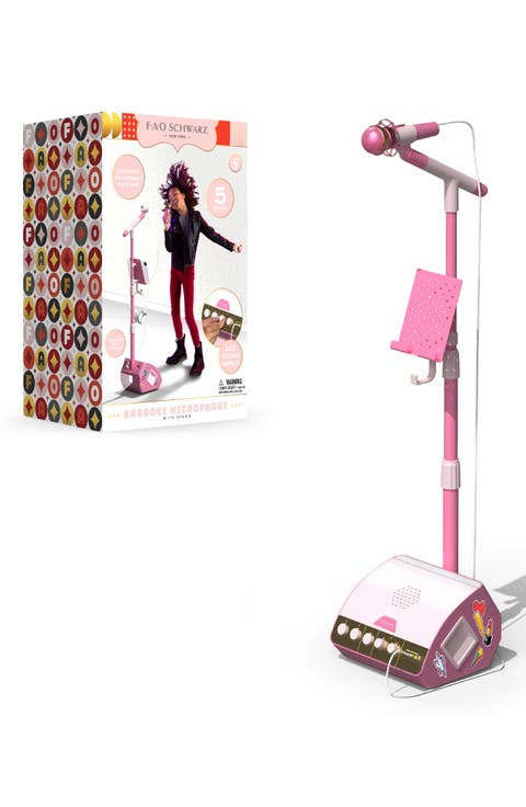 Stage Stars Karaoke Microphone with Stand
