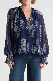 Ramy Brook Kassie Floral Print Top