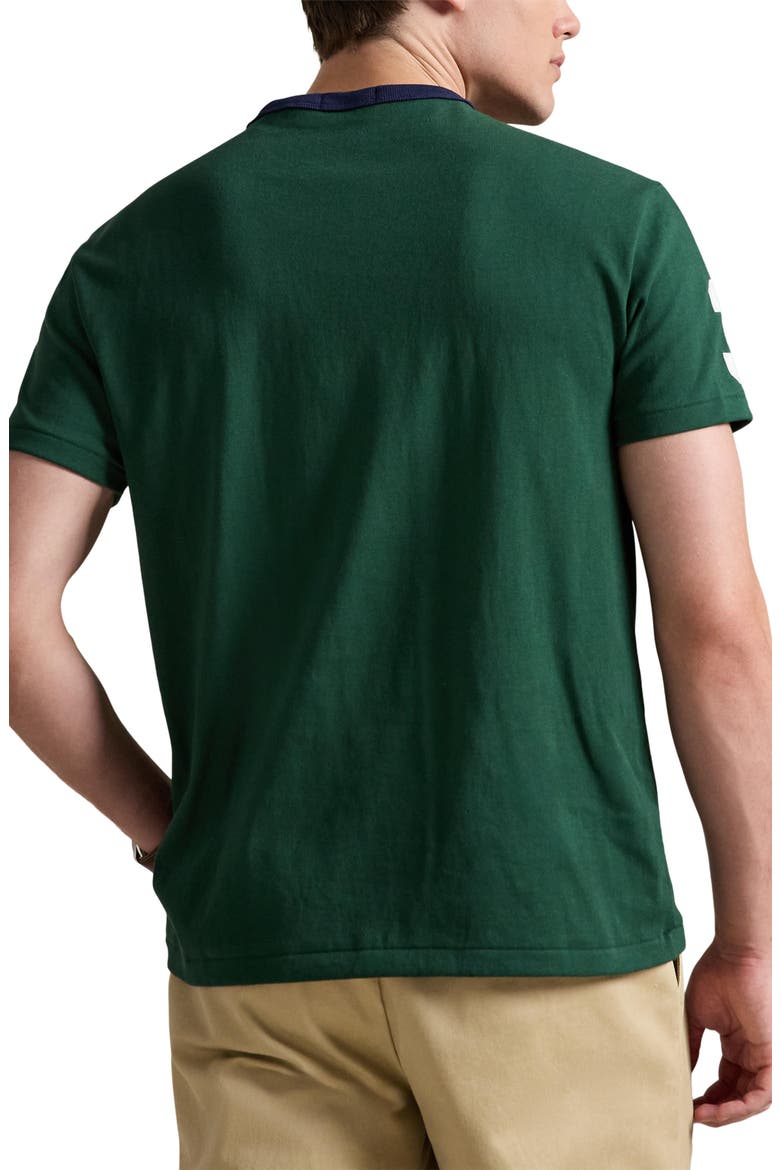 Heavyweight Jersey T-Shirt, Alternate, color, VINTAGE PINE/ NEWPORT NAVY