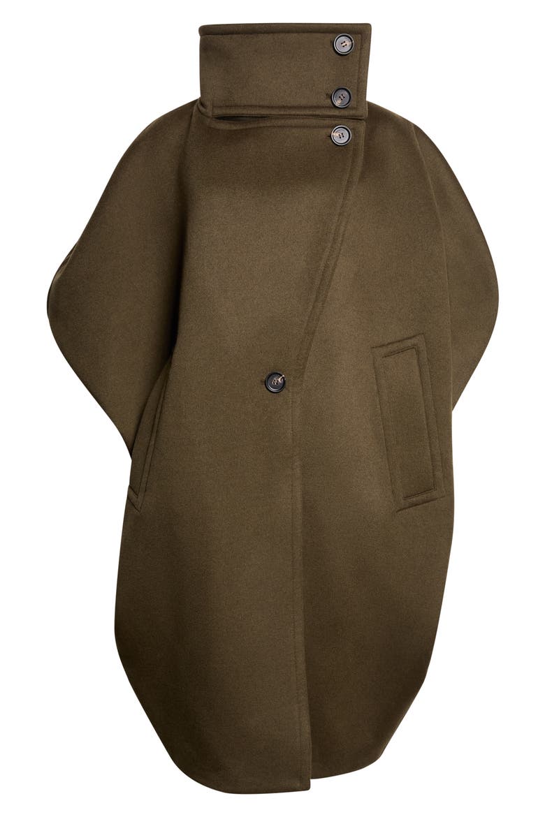 Wool & Cashmere Coat, Main, color, OLIVE MELANGE OLIVE