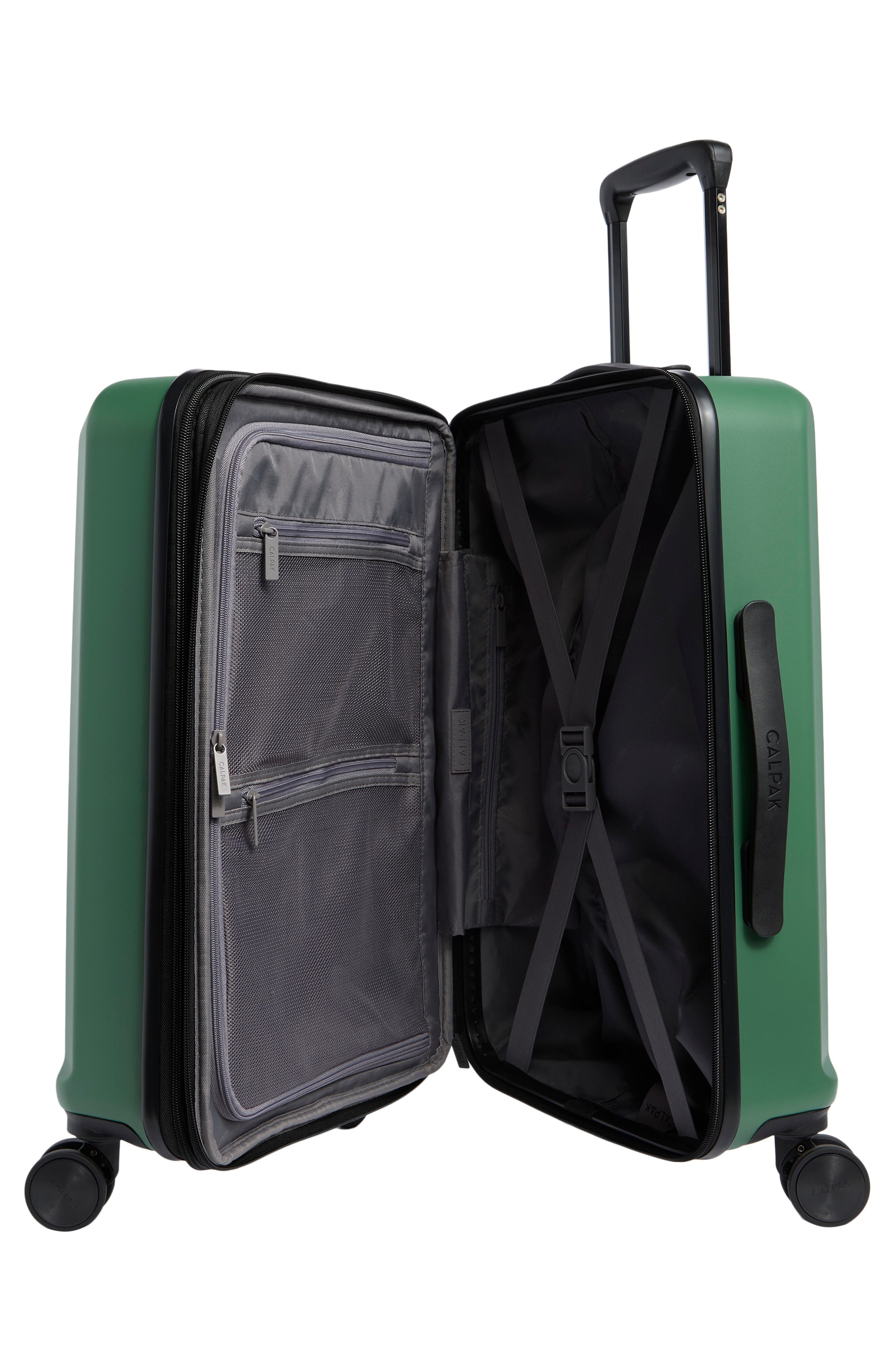 CALPAK Treyton 22-Inch Hardside Luggage, Alternate, color, Green Ivy