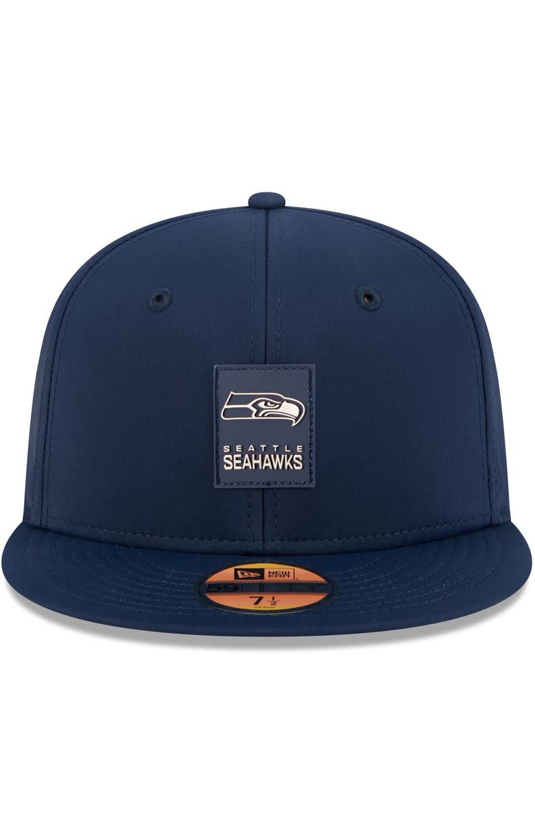 New Era Men's New Era College Navy Seattle Seahawks 2025 Sideline  59FIFTY Fitted Hat, Alternate, color, College Navy