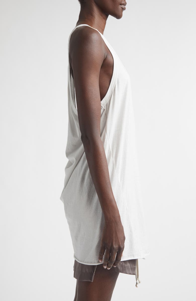 Rick Owens Pony Cotton Tank, Alternate, color, Milk Wash