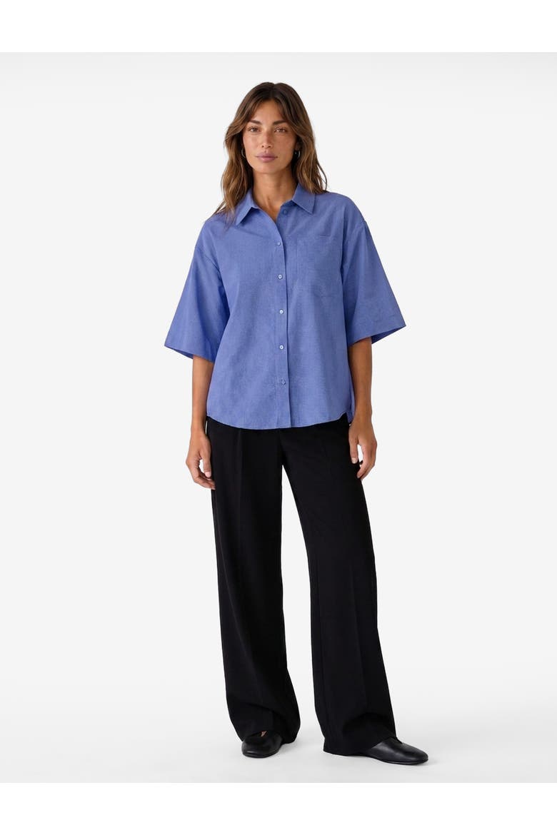 Wide Leg Tailored Trousers with Pockets, Alternate, color, BLACK