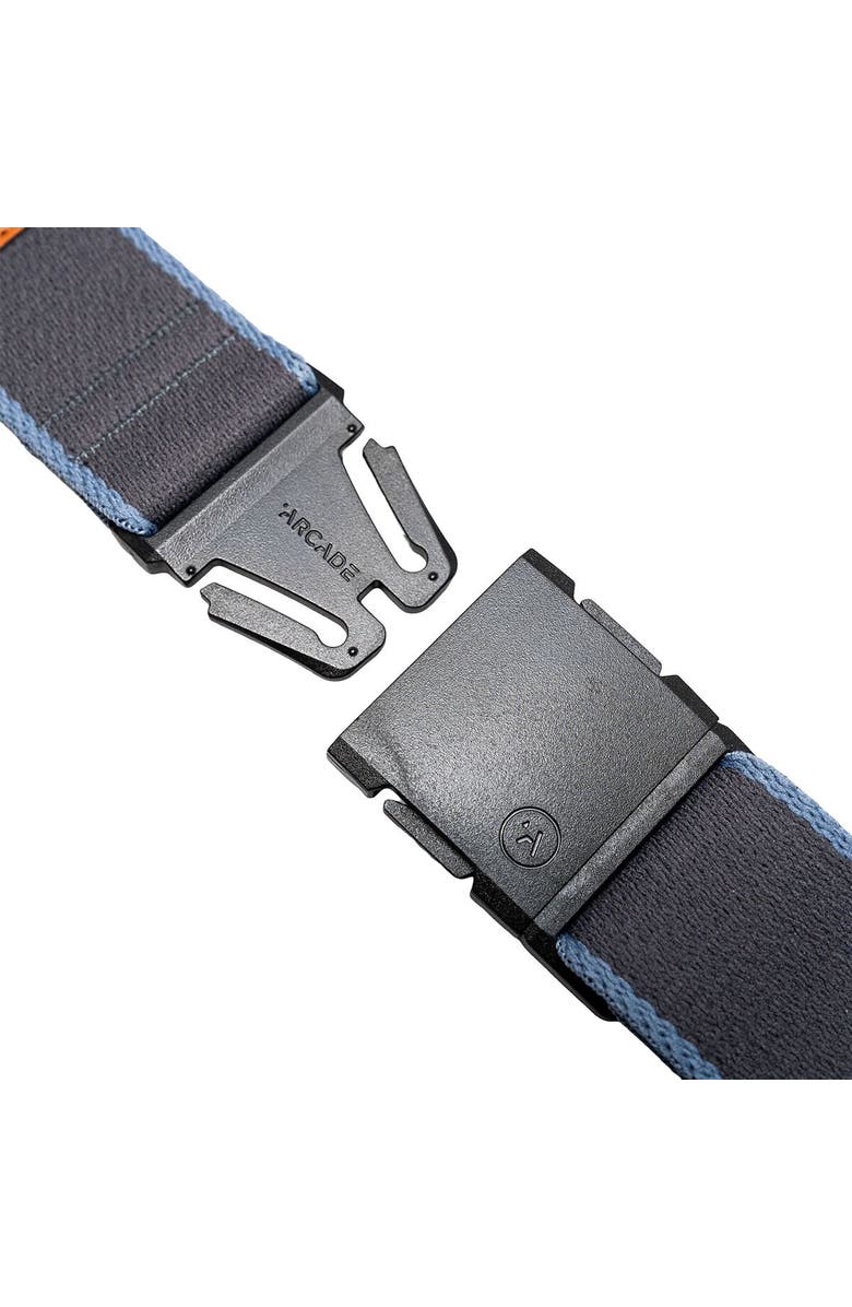 ARCADE Blackwood Slim Belt, Alternate, color, Charcoal/Blush