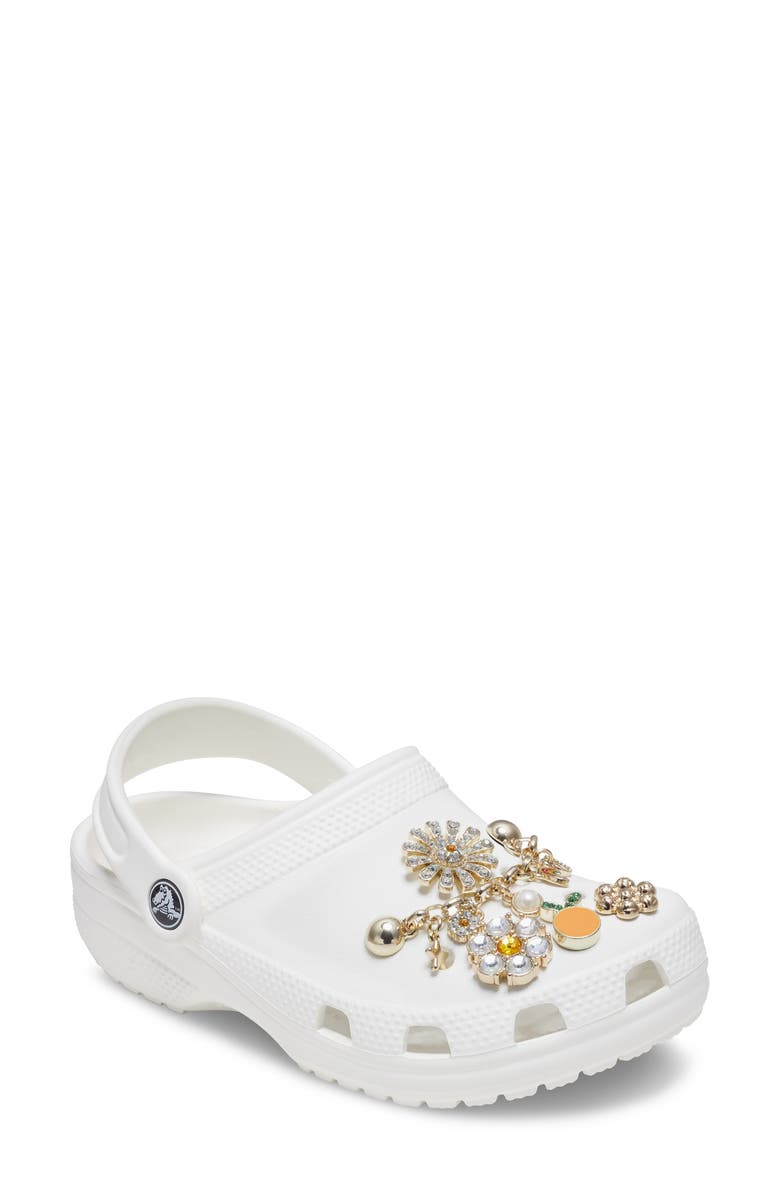 CROCS Everything Nice Assorted 5-Pack Jibbitz Shoe Charms, Alternate, color, Gold