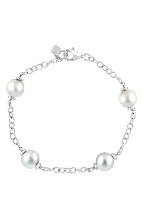 Freshwater Pearl Station Bracelet