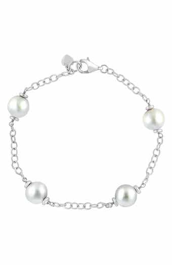 Freshwater Pearl Station Bracelet