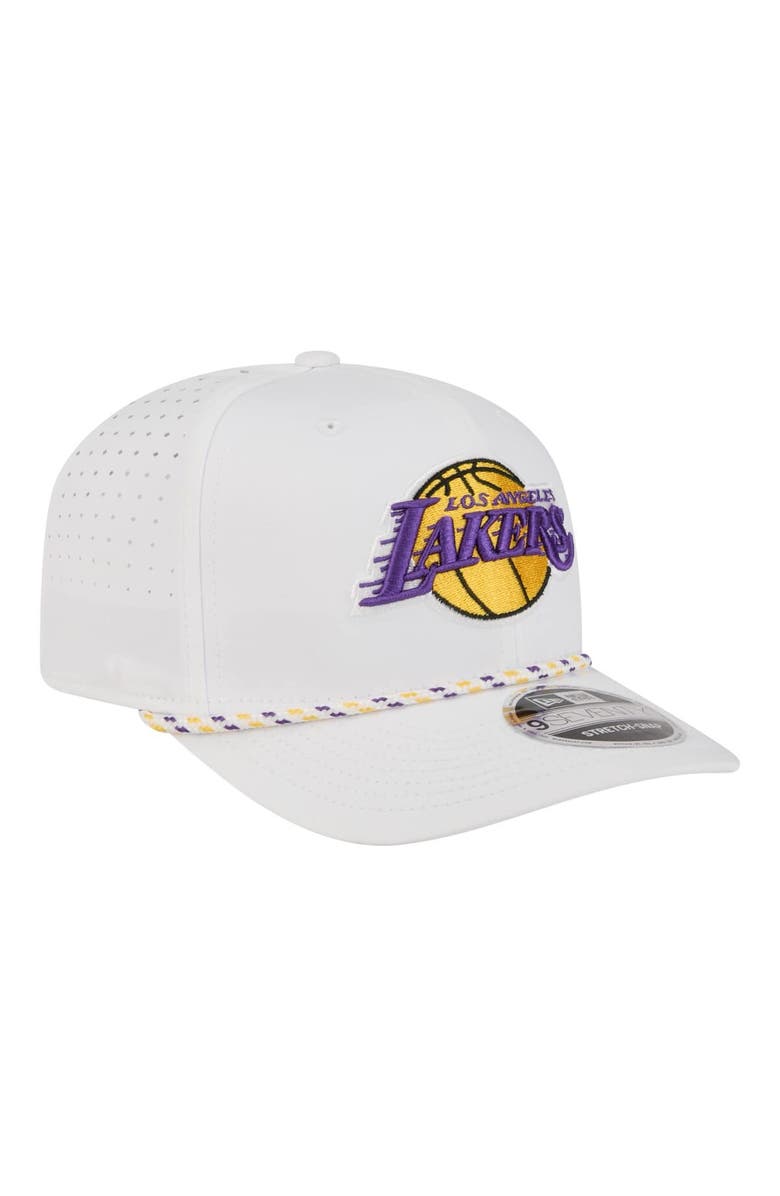 New Era Men's New Era White Los Angeles Lakers 2026 NBA All-Star Game Rope Vented 9SEVENTY Adjustable Hat, Alternate, color, White