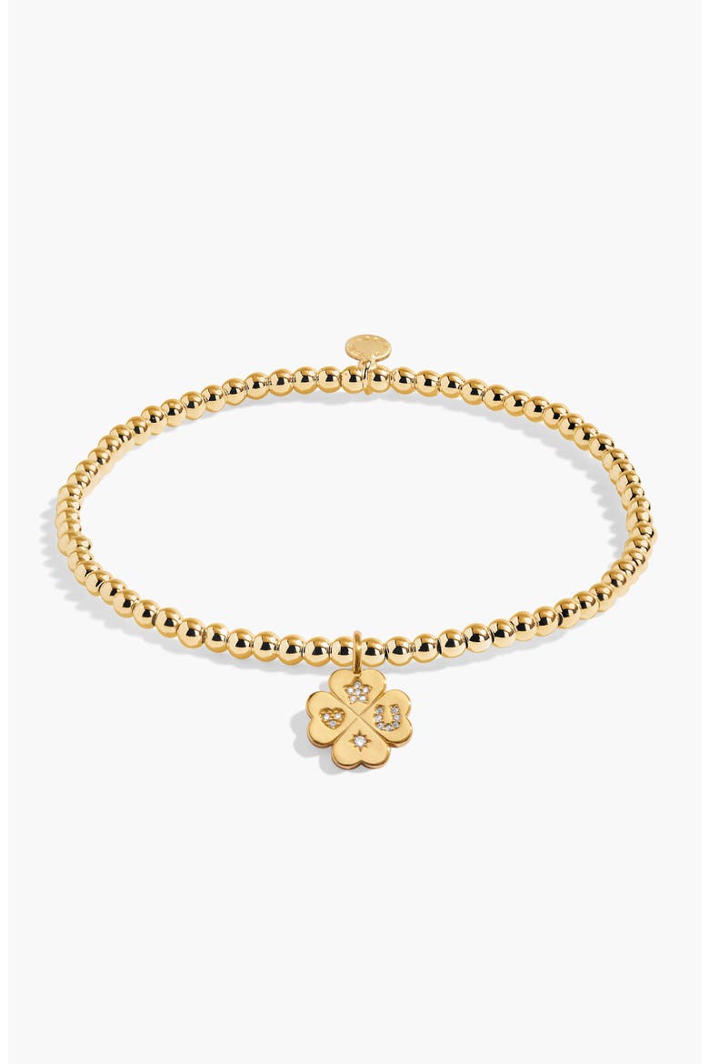 A Little 'Lucky Charm' Bracelet In Gold-Tone Plating, Alternate, color, Metallic Gold