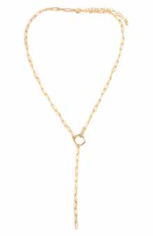Panacea Square Accent Link Y-Necklace