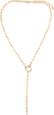 Panacea Square Accent Link Y-Necklace