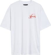 AMIRI Oversize Airbrush Logo Graphic T-Shirt