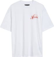 AMIRI Oversize Airbrush Logo Graphic T-Shirt
