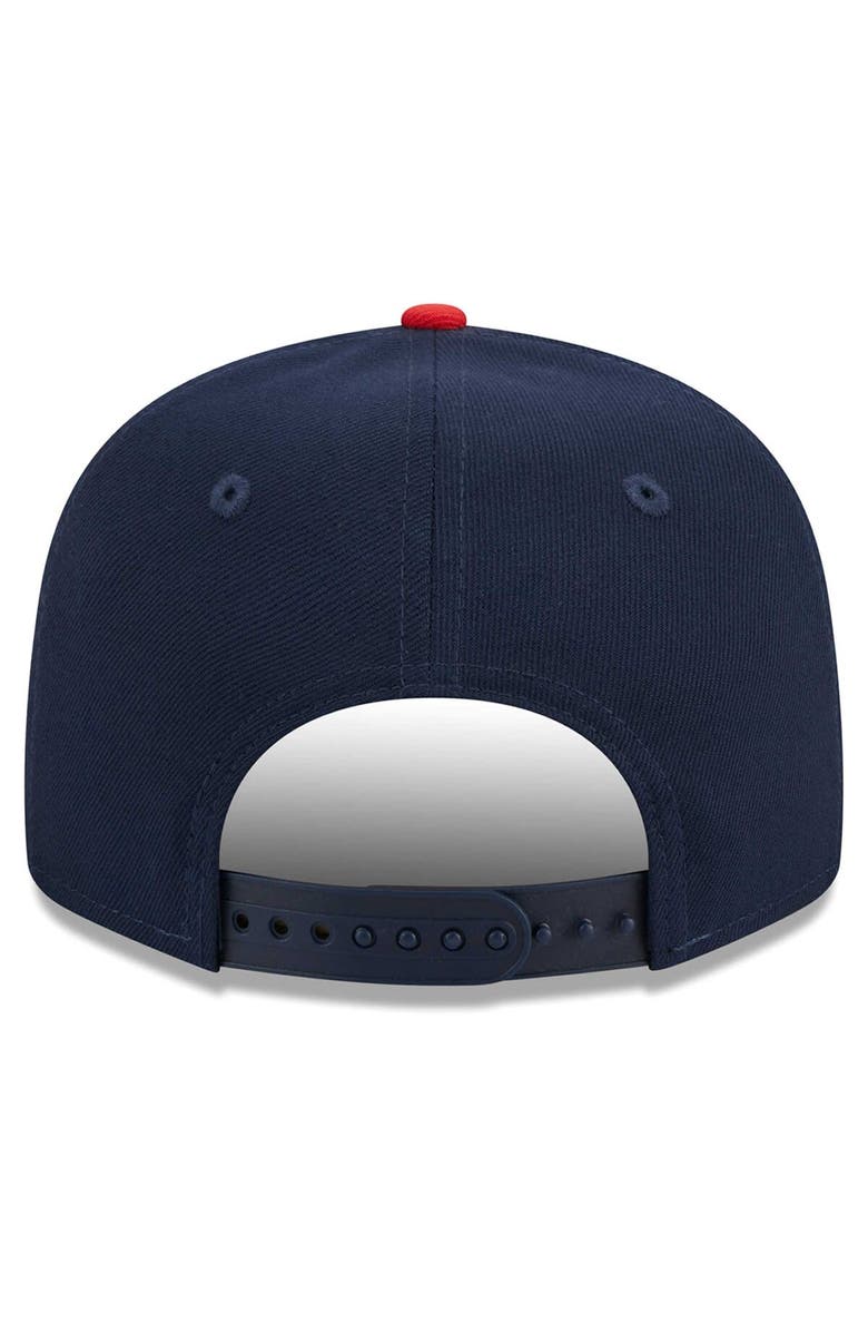 New Era Men's New Era  Navy/Red New England Patriots Headline 9FIFTY Snapback Hat, Alternate, color, 