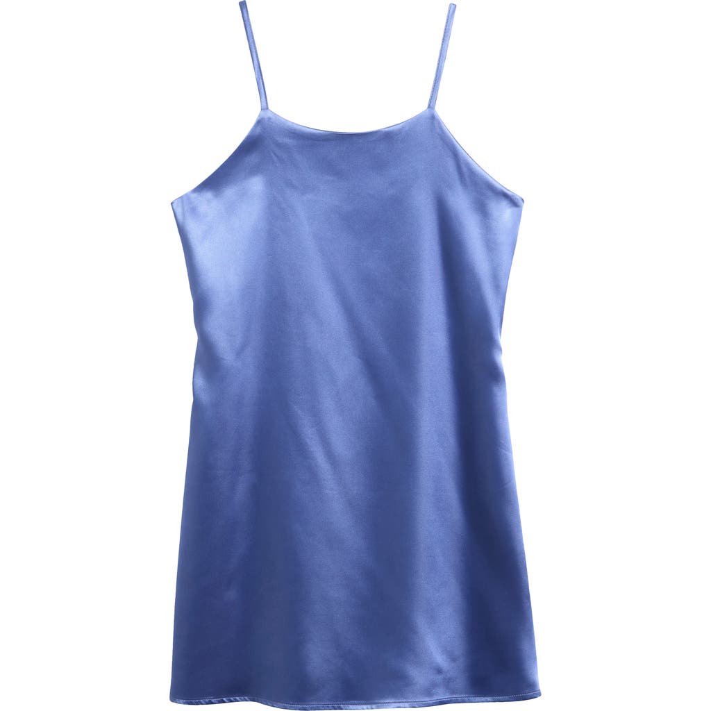 Ava & Yelly Kids' Satin Slipdress In Peri