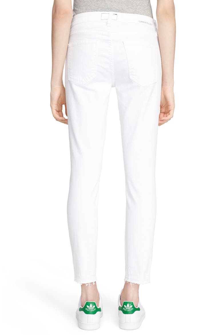 'The Stiletto' Jeans, Alternate, color, SUGAR KNEE SLIT