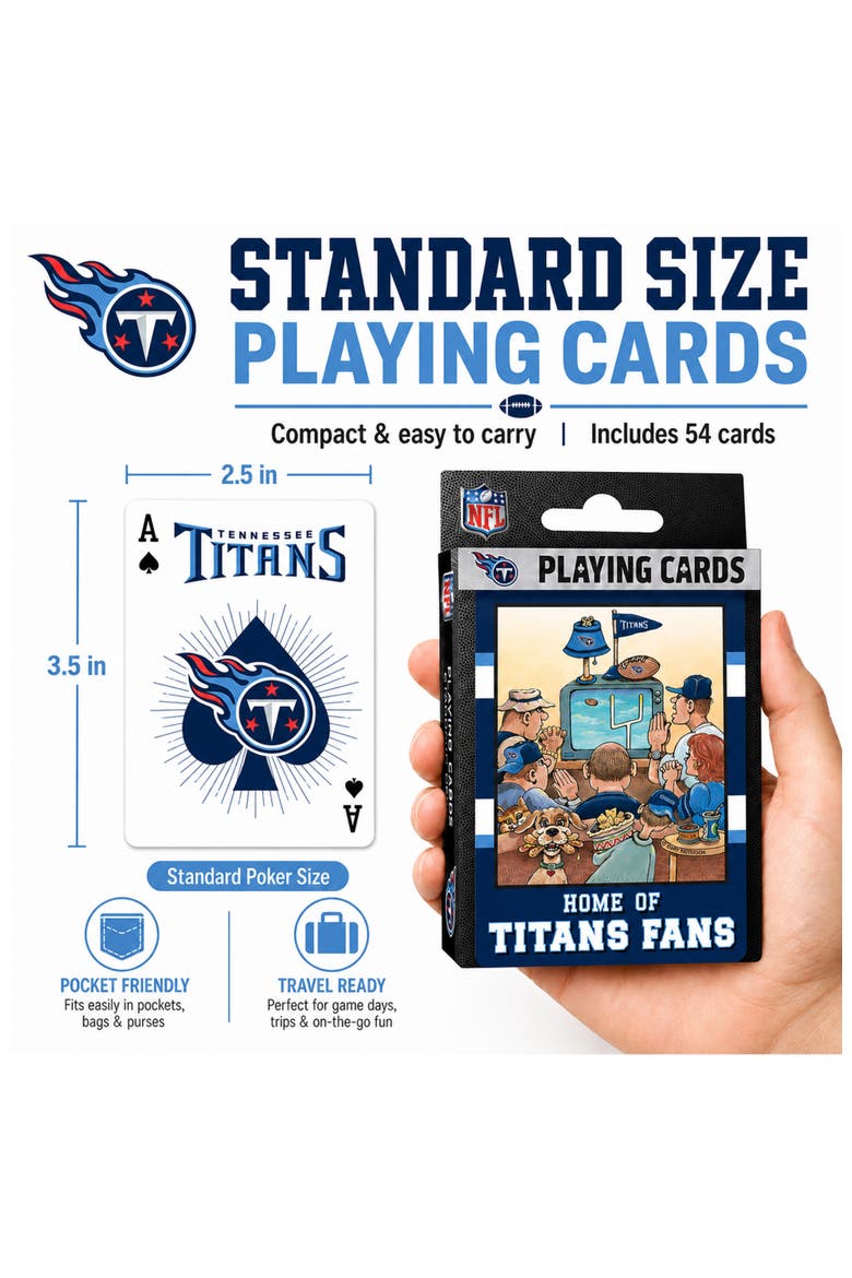 Tennessee Titans Fan Deck Playing Cards, Alternate, color, Multicolor