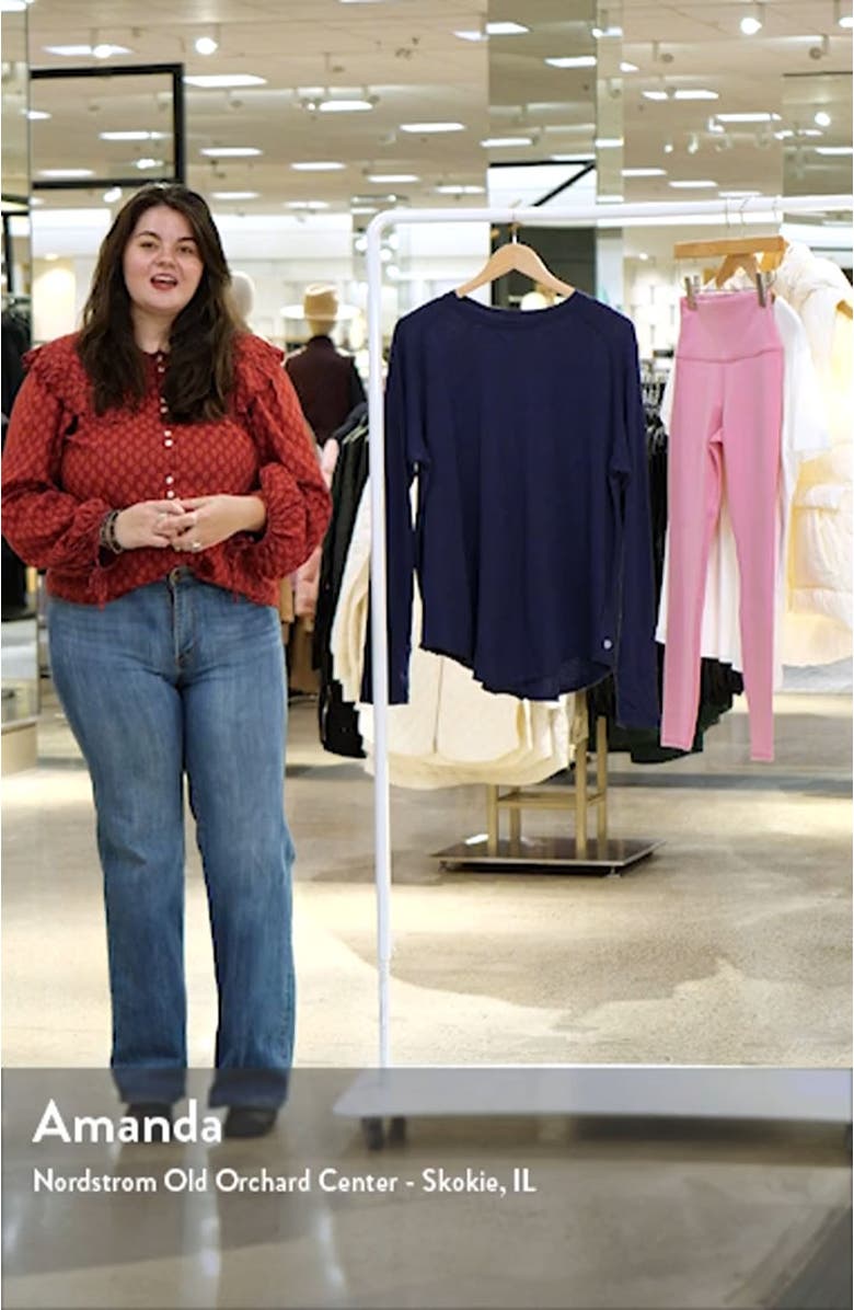 Relaxed Washed Cotton Long Sleeve T-Shirt, sales video thumbnail