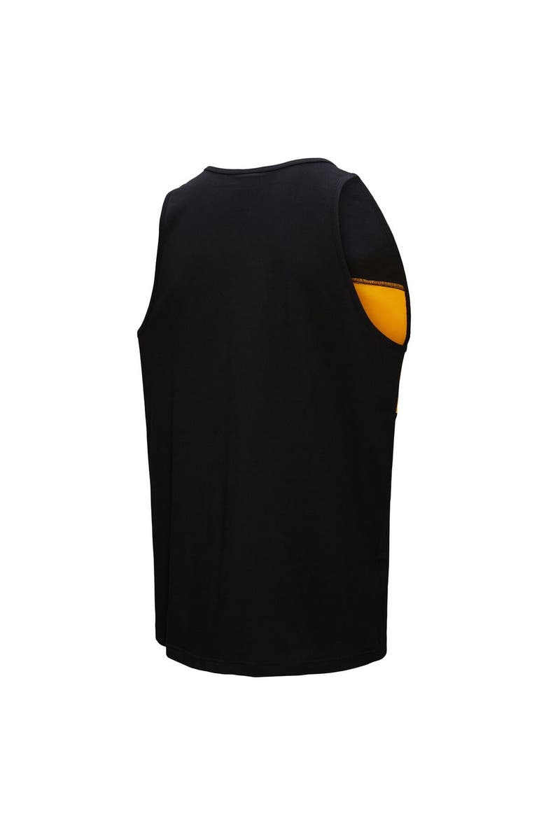 Mitchell & Ness Men's Mitchell & Ness Black Pittsburgh Steelers Retro Colorblock Tank Top, Alternate, color, Black