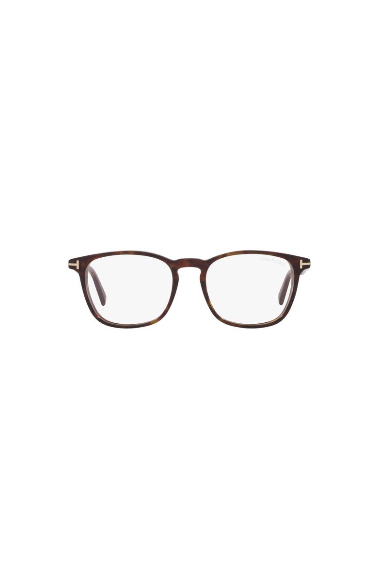 52mm Square optical glasses, Alternate, color, Tortoise