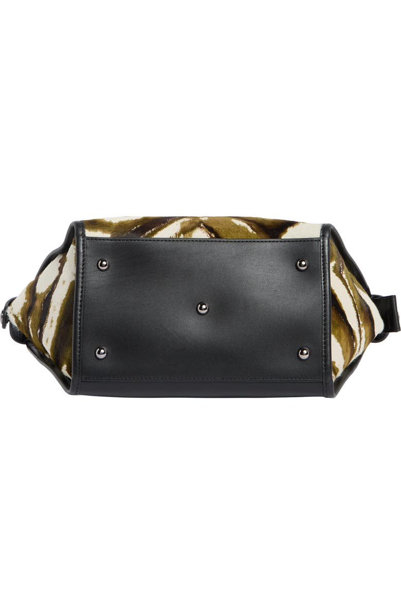 Longchamp Le Pliage Genuine Calf Hair Small Handbag, Alternate, color, Khaki
