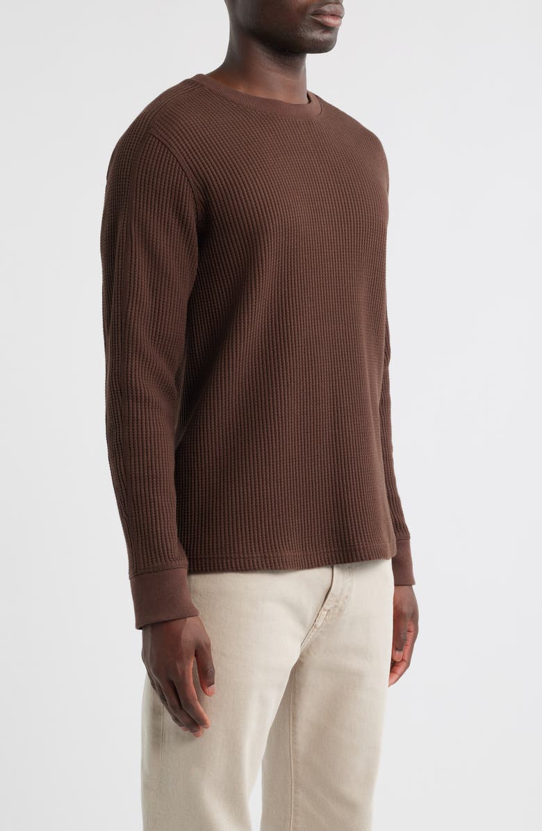 Rails Wade Long Sleeve Thermal T-Shirt, Alternate, color, Chocolate