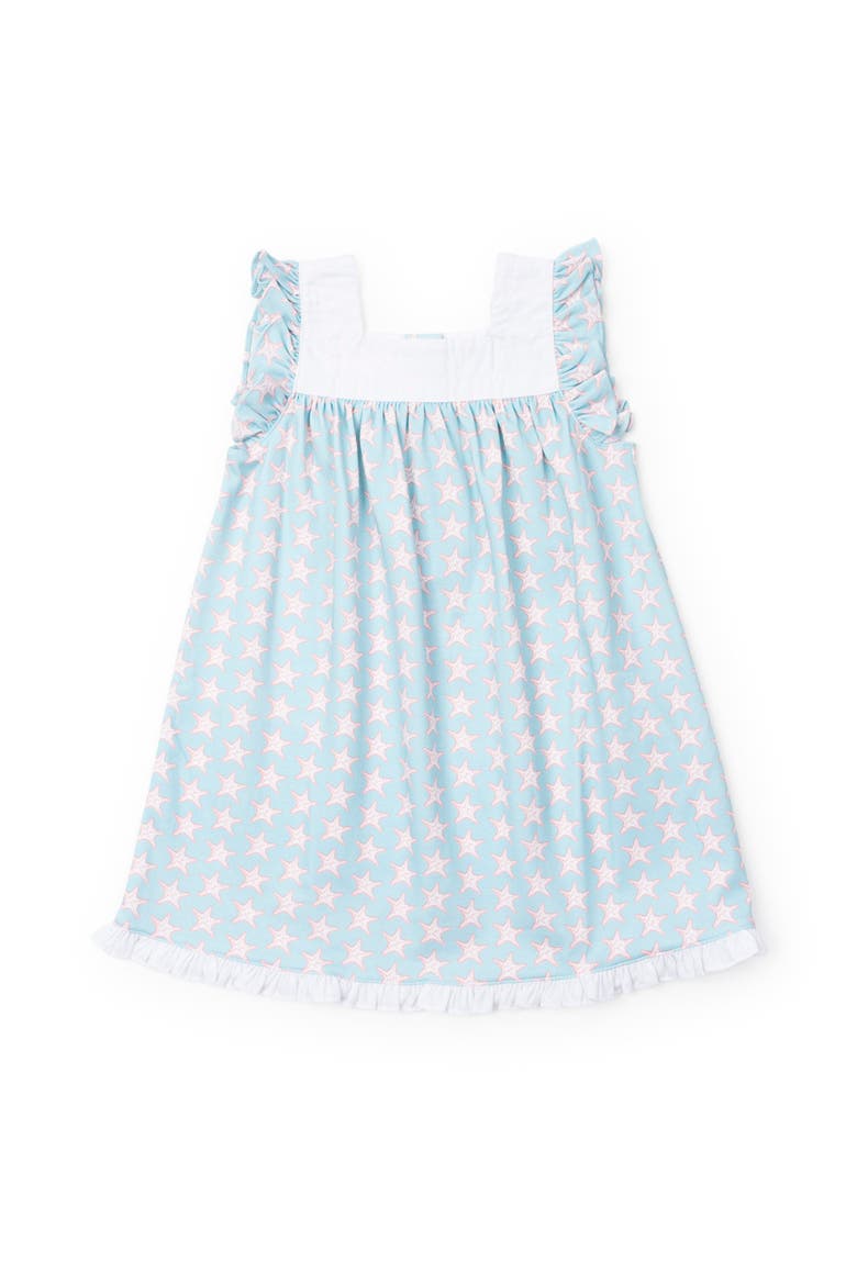 Caroline Girls' Dress, Main, color, Seaside Starfish