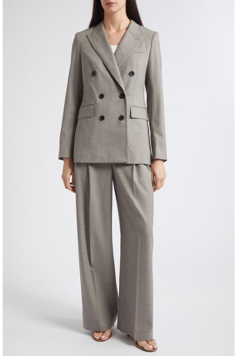 Darcy Double Breasted Blazer, Alternate, color, LIGHT GREY