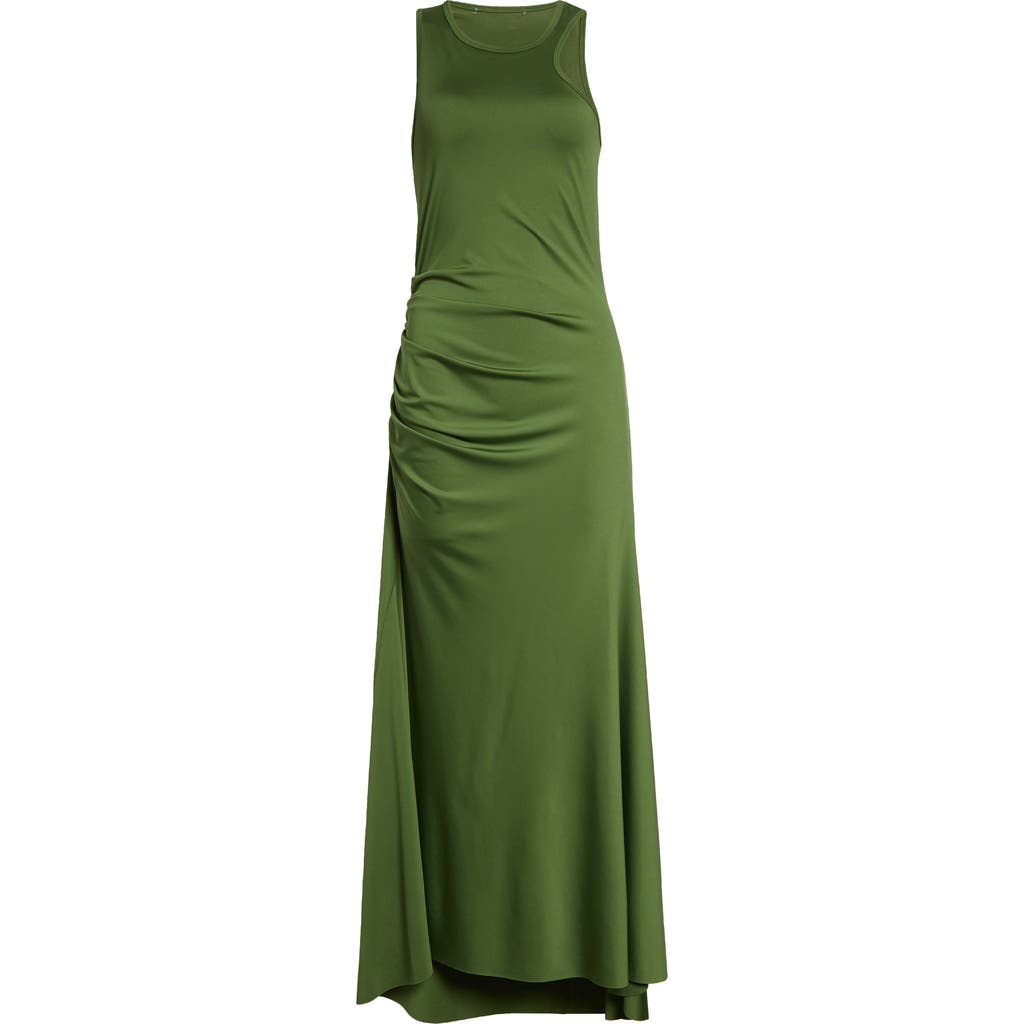 VICTORIA BECKHAM VICTORIA BECKHAM ASYMMETRIC TANK JERSEY MIDI DRESS