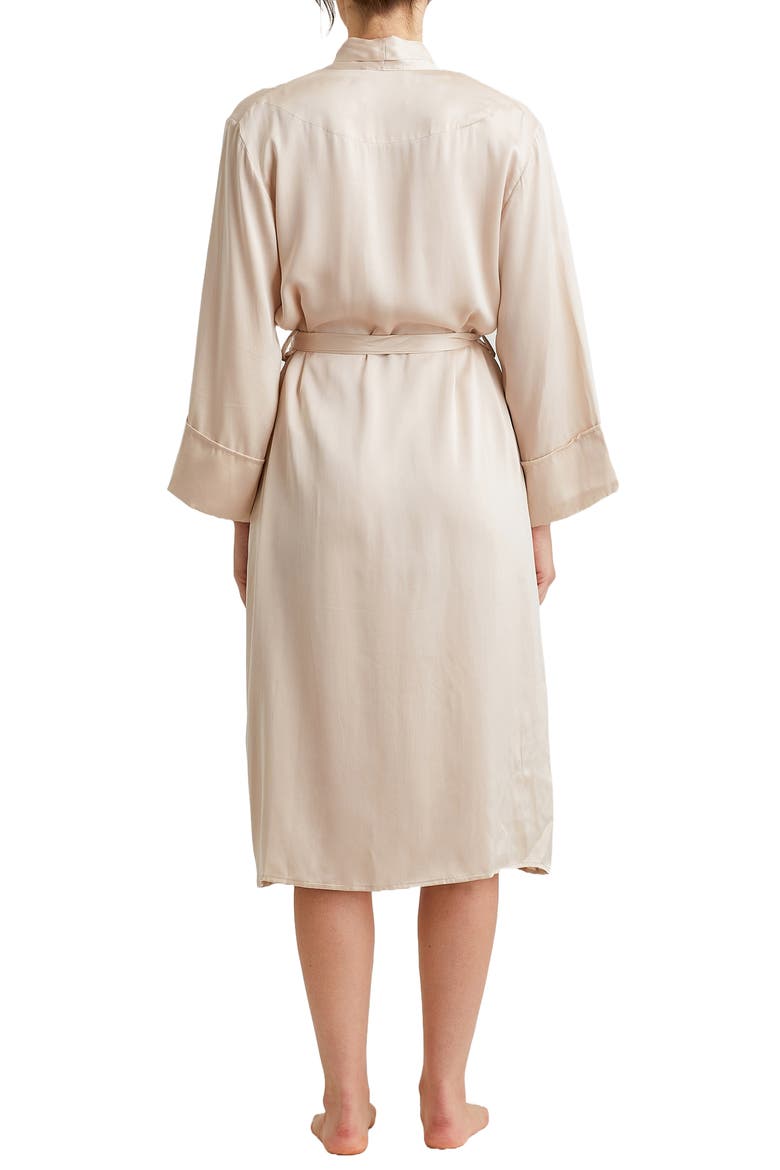 Audrey Silk Long Robe, Alternate, color, ROMANCE