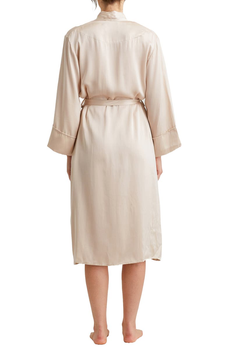 Papinelle Audrey Silk Long Robe, Alternate, color, 