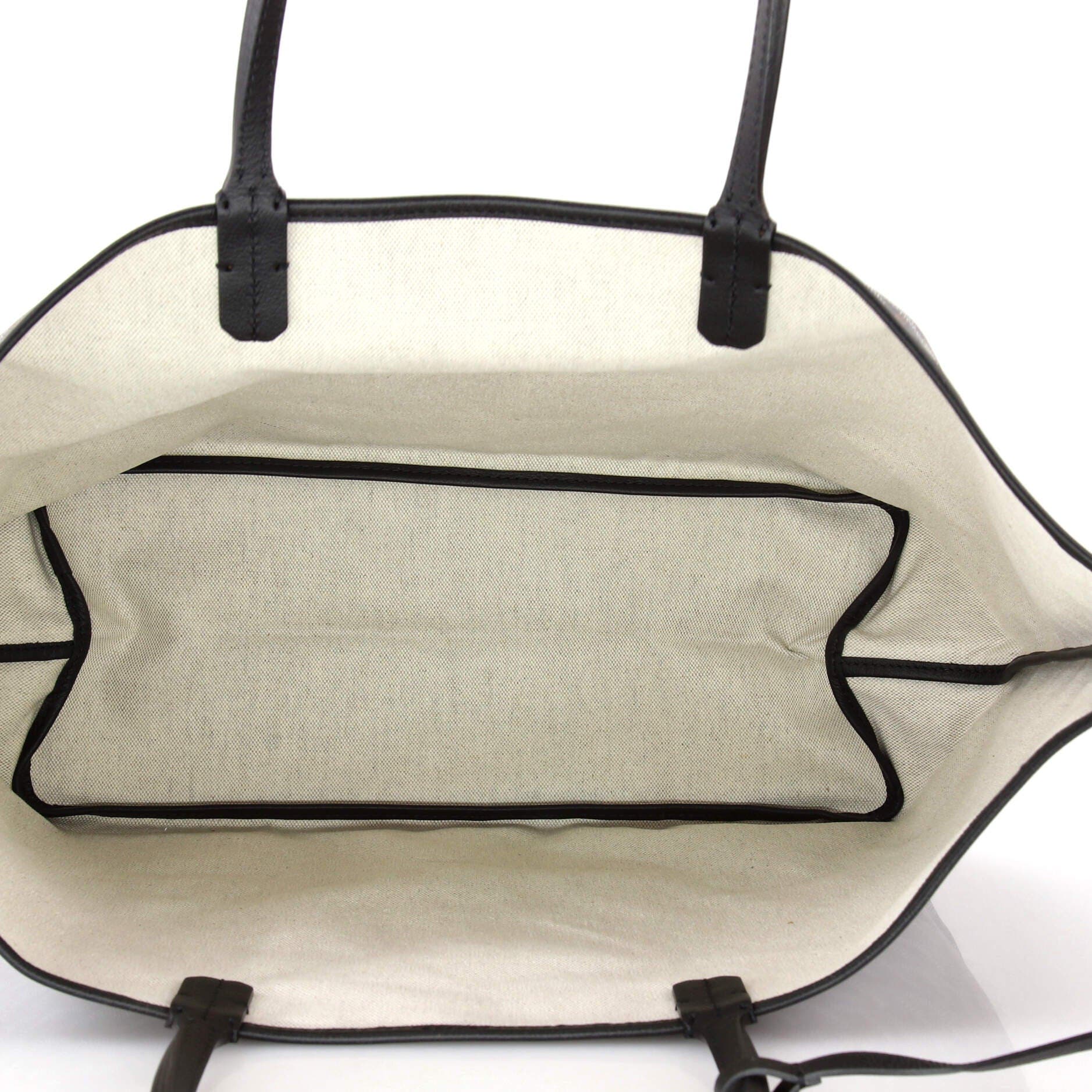 Pre-Owned Goyard Saint Louis Tote Coated Canvas PM, Alternate, color, Black