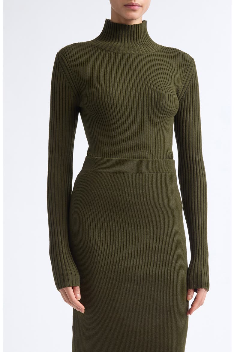 Wool Blend Sweater, Main, color, MARSH GREEN