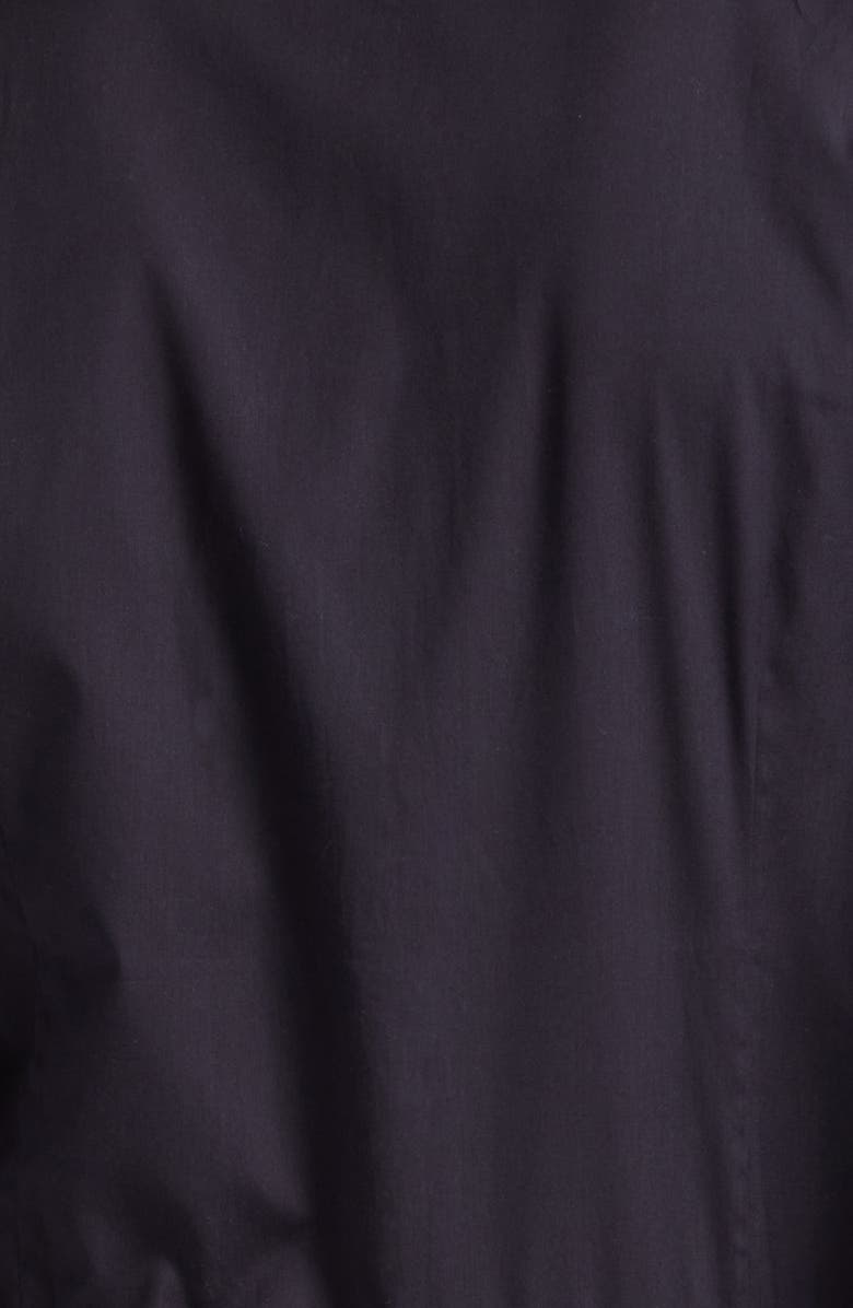 TOM FORD Slim Fit Cotton Poplin Button-Up Shirt, Alternate, color, Black