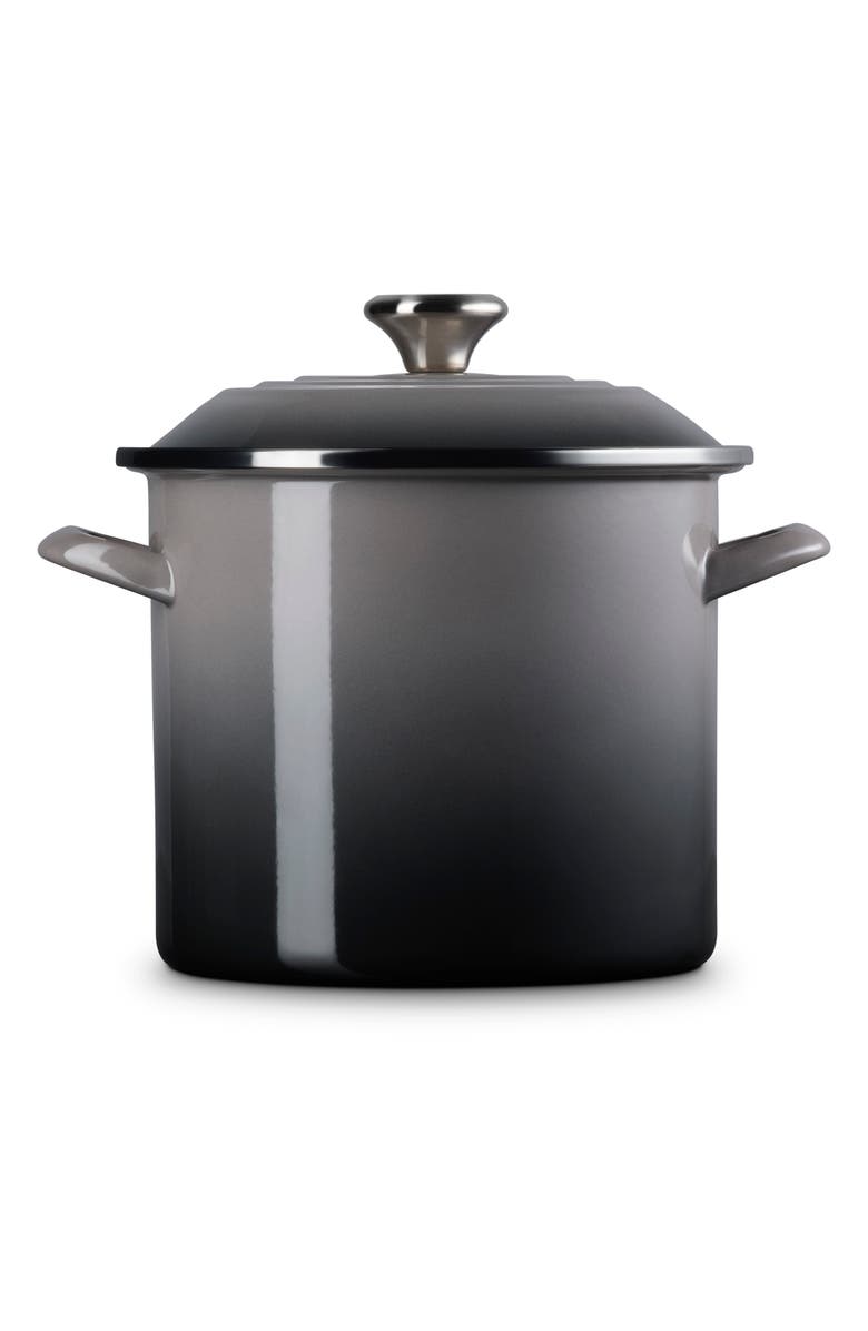 Le Creuset 8-Quart Enameled Stainless Steel Stock Pot, Alternate, color, Oyster