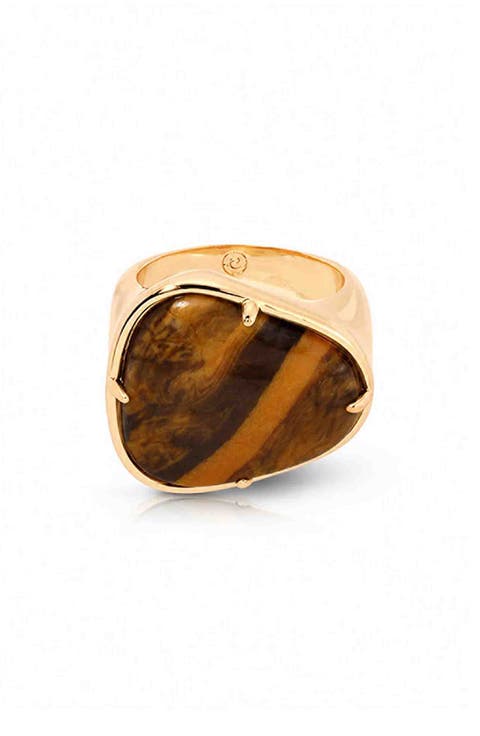 Solstice Tiger's Eye Ring