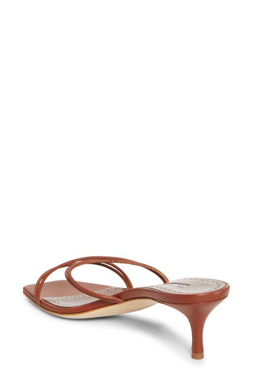 Manolo Blahnik Ninefemu Strappy Kitten Heel Slide Sandal