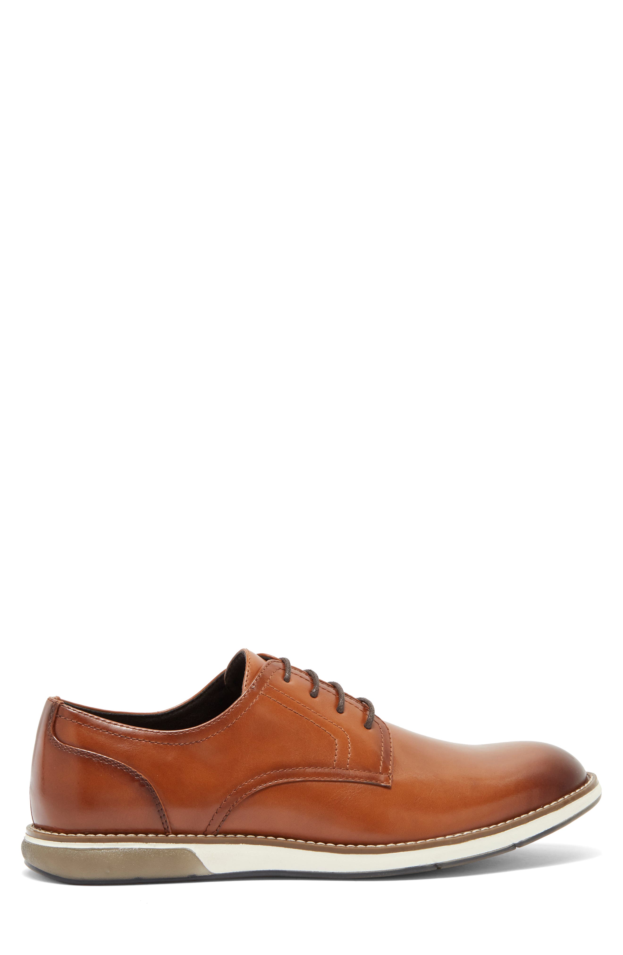 Plain Toe Derby, Alternate, color, COGNAC