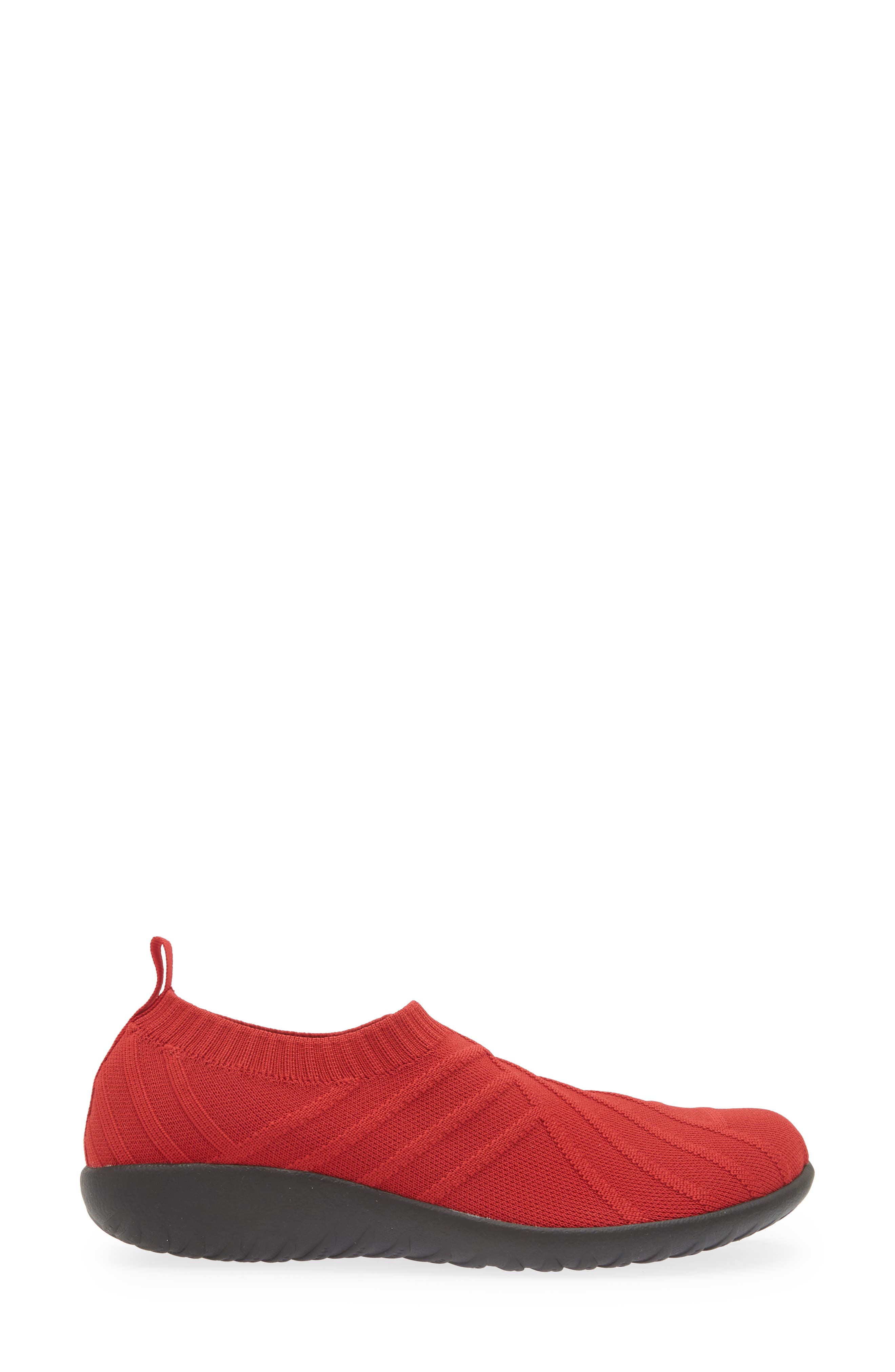 Okahu Sneaker, Alternate, color, RED KNIT