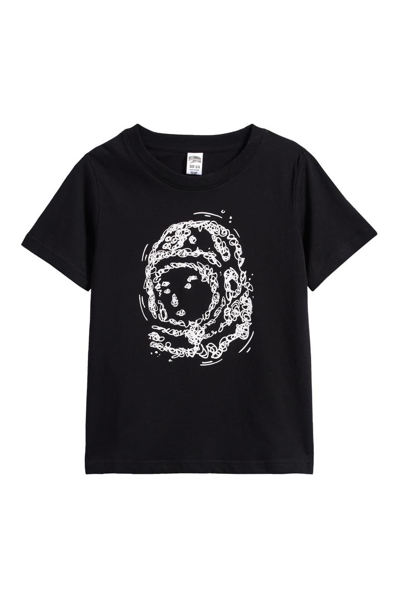 Kids' Dust Helmet Cotton Graphic T-Shirt, Main, color, BLACK