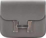 Pre-Owned Hermes Constance Slim Wallet Evercolor