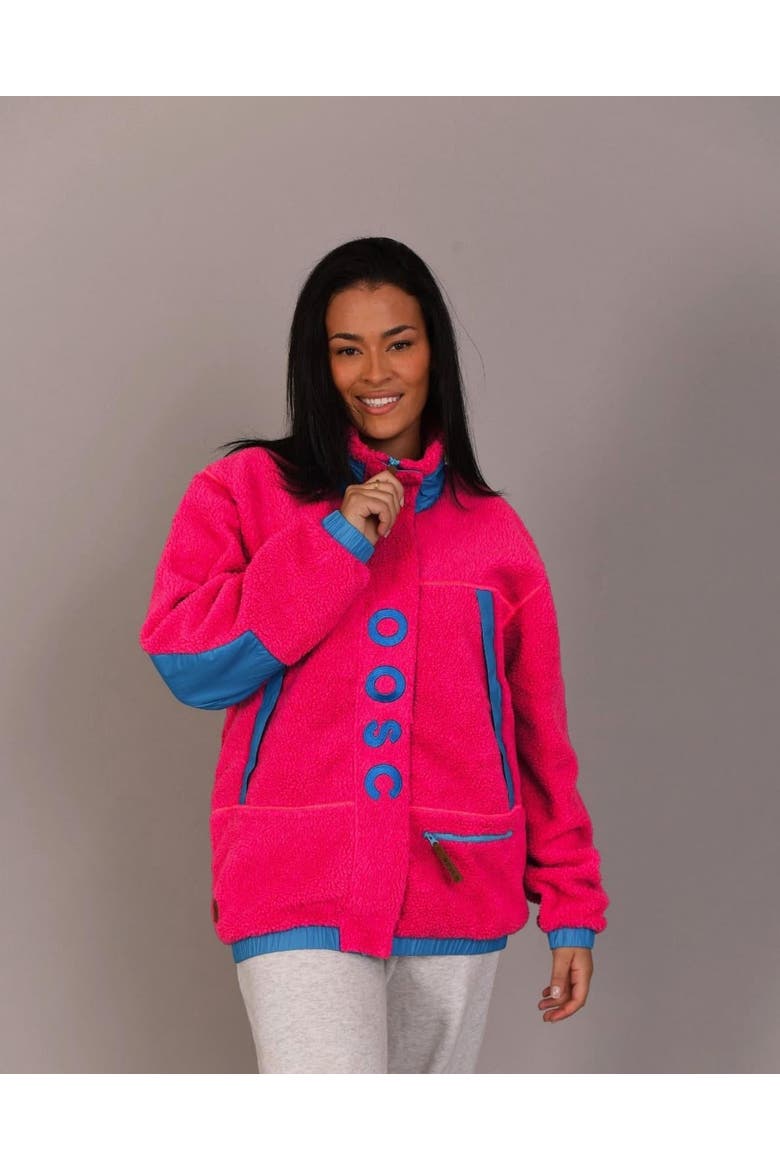 Fleece Jacket - Women's, Alternate, color, Pink, blue