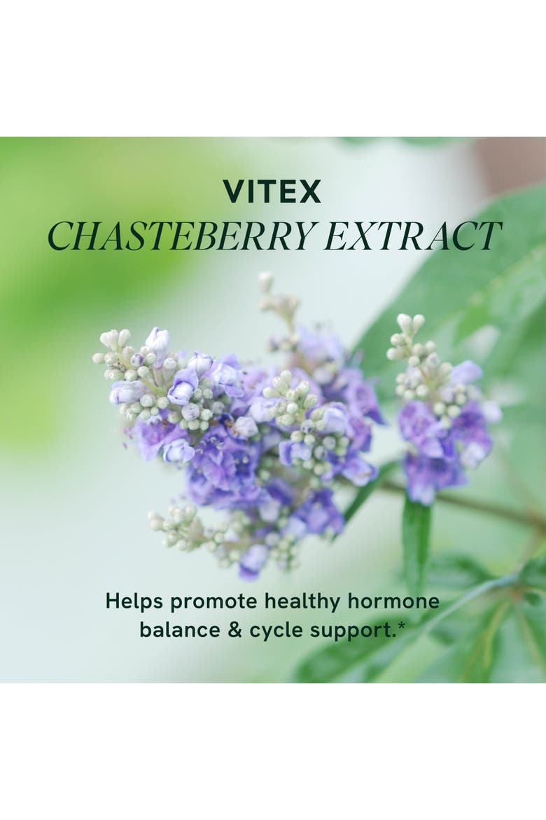 Vitex 600mg PMS & Hormone Support Capsules, 90ct, Alternate, color, No Color
