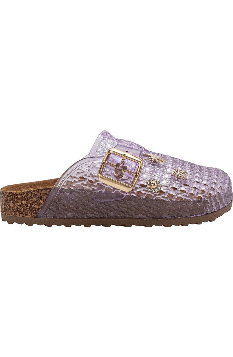 bebe Twinkle Footbed Clog, Alternate, color, Lavender