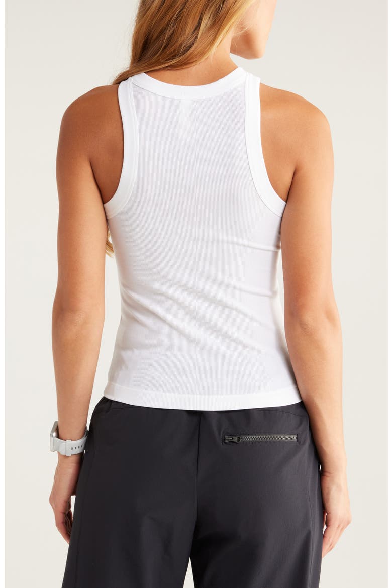 Go-To Rib Performance Tank, Alternate, color, WHITE