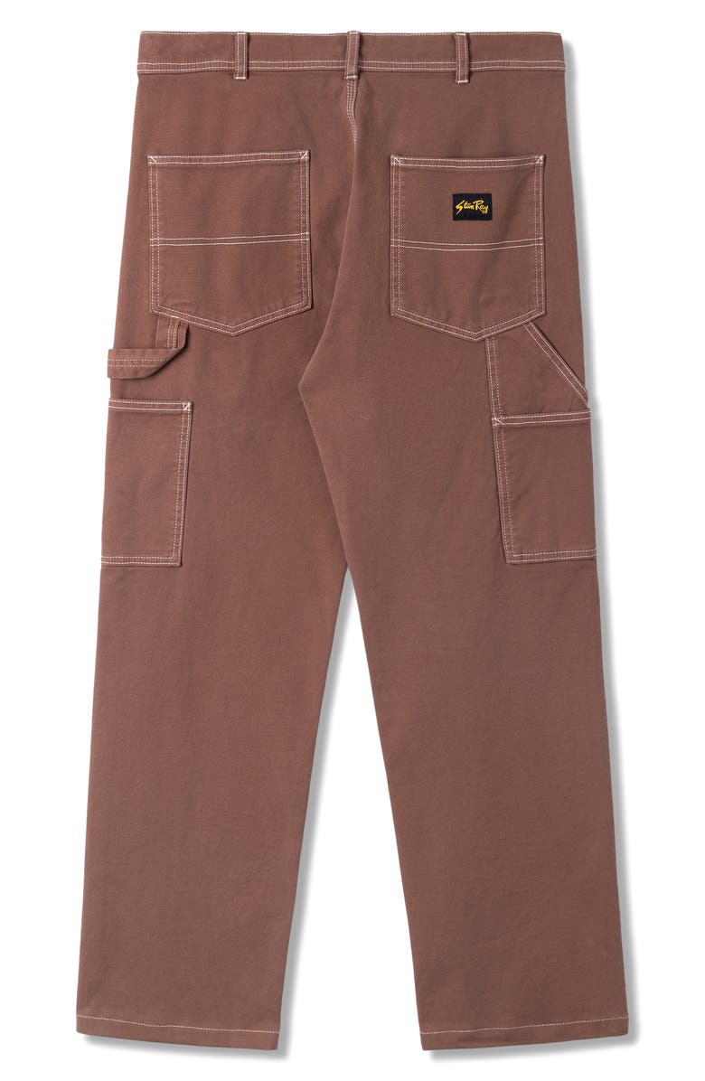 STAN RAY OG Relaxed Straight Leg Cotton Canvas Painter Pants, Alternate, color, Acorn Duck