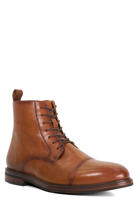 Matias Lace-Up Cap Toe Boot (Men)