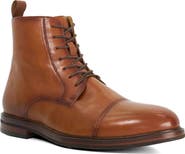 Dune London Matias Lace-Up Cap Toe Boot